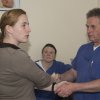 Dr&uuml;ckt der Patient gleichm&auml;&szlig;ig zu?